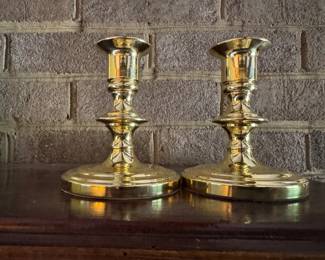Pair Baldwin candlesticks
