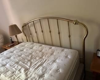 Brass bed