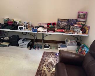 Games and puzzles in the office.