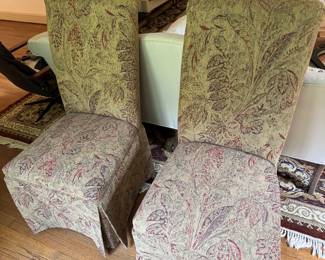 Pair side chairs