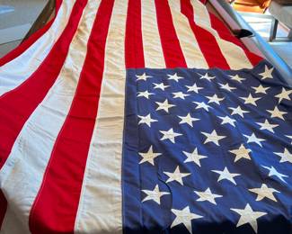 Very large American flag - cotton with 50 stars!