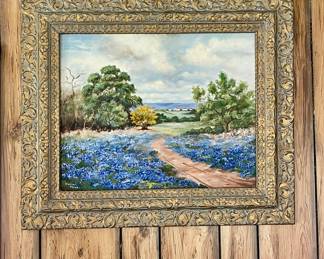 ORIGINAL BLUEBONNET PAINTING BY NAOMI TONN