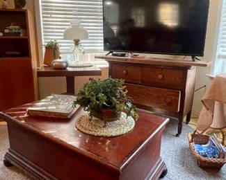 TELEVISION, CHEST, ANTIQUE DRESSER
