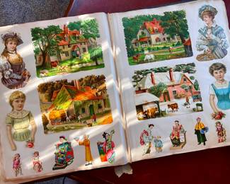 OLD EPHEMERA IN BOOK