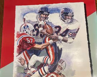 VINTAGE SUPER BOWL XX POSTER