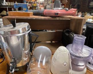 COFFEE MAKER, FOOD PROCESSOR