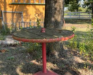 WAGON WHEEL TABLE