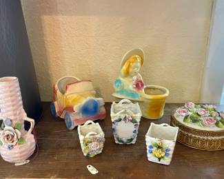 VINTAGE POTTERY AND VASES
