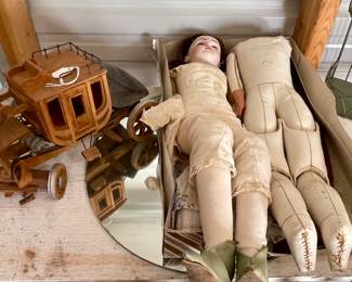 STAGECOACH, OLD DOLL PARTS