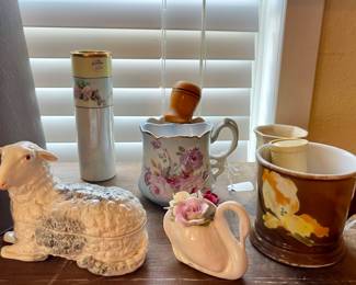 VINTAGE SHAVING MUGS
