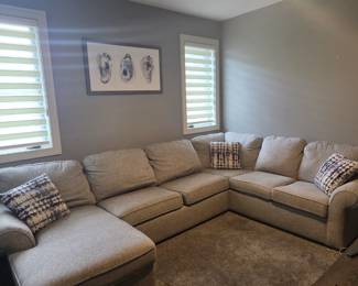 England Furniture Tan Sectional