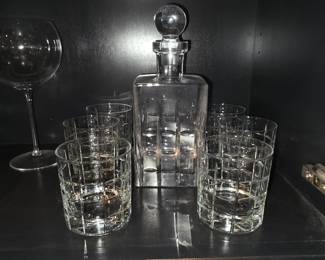 Decanter & glasses