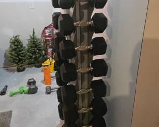 Hoist Vertical Dumbbell Rack