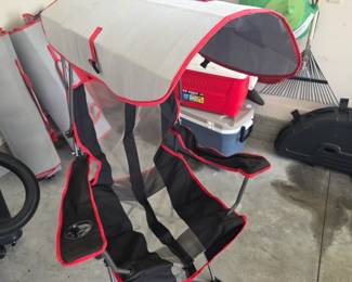 4 Foldable Canopy Chairs