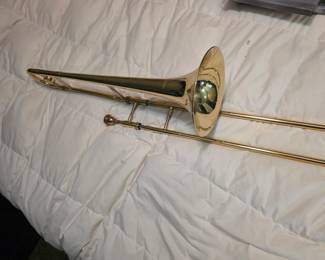 Trombone with case