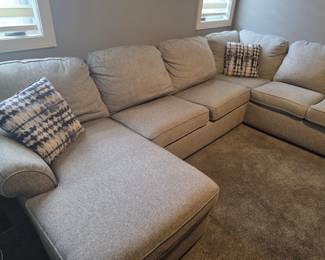 England Furniture Tan Sectional