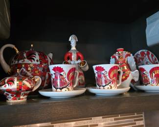 Porcelain Russian Tea Set