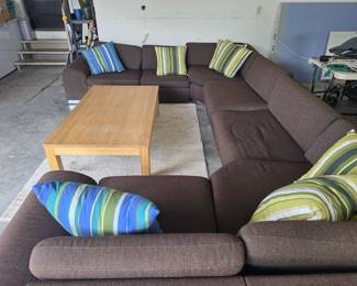 Brown Sectional