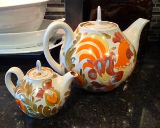 Vintage USSR Ceramic Teapots