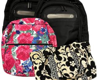 Vera Bradley Bag and HP Backpacks