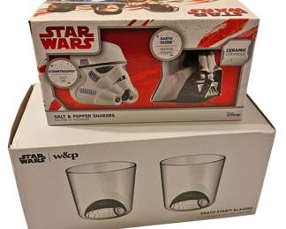 Star Wars Glasses Salt Pepper Shakers