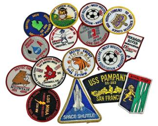 Mixed Lot of Embroidered Patches