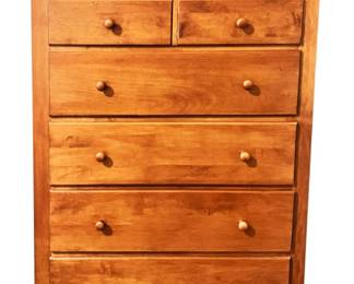 6 Drawer Wooden Dresser