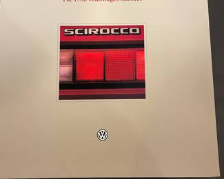 Vintage VW Scirocco brochure