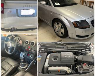 2001 Audi TT Quattro manual 6 speed. one owner 31,350 miles, VIN TRUUT28N311001326. $13,000. 