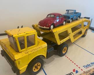 vintage Tonka car carrier (cars priced separately)