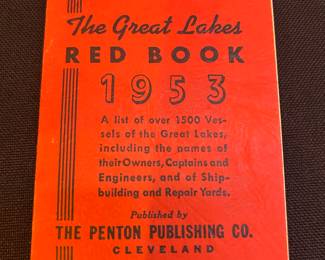 1953 Red Book for boats of the Great Lakes
