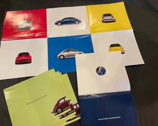 New VW Beetle brochures 