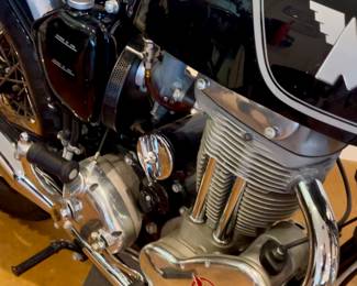 1963 Matchless G3C, restored in 2003, 229 miles, VIN C10464. $9,000.