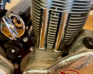 1963 Matchless G3C, restored in 2003, 229 miles, VIN C10464. $9,000.
