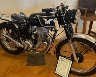 1963 Matchless G3C, restored in 2003, 229 miles, VIN C10464. $9,000.