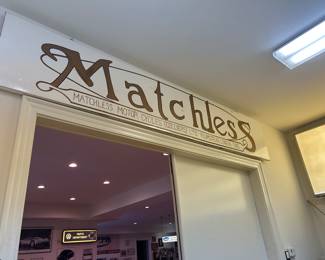 10’ by 2’ Matchless motorcycle sign from England 