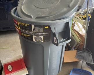 Large trash can (holding 2 kites)