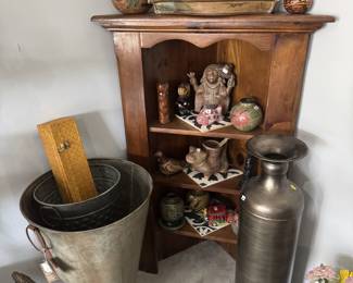 Corner cabinet and primitive reproductions