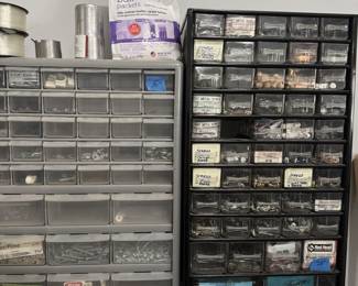 Hardware storage units multiple sizes and styles