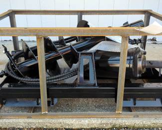 2025 Mower King SSECAG-Y With 3 Bits Skid Steer Auger