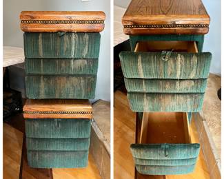 2 End Tables with drawer storage