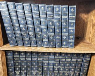 Lot #148 - 1947 Encyclopaedia Britannica Complete 24 Volume Set – Vintage Reference Books Leather Bound