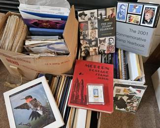 Lot #73 - Large Stamp Collection Including Mint Stamps and Collector's Books