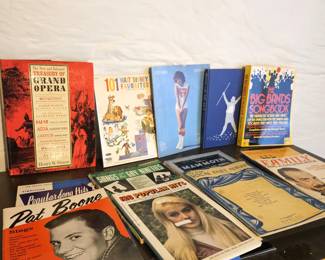 Lot #48 - Large Lot of Vintage Sheet Music - Disney, Pop, Showtunes, Streisand, Big Bands & More
