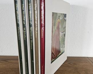 Lot #147 - Set of 5 Time-Life Library of Art Hardcover Books – Whistler, Homer, Delacroix, Rubens, Giotto – Illustrated 1970s