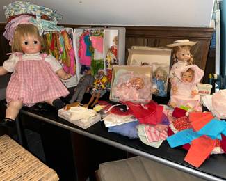 Dolls including Madame Alexander