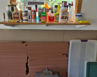 Cleaning products.