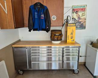 Montezuma tool cart/cabinet/bench on wheels!