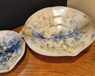 Bill Campbell signed pottery.