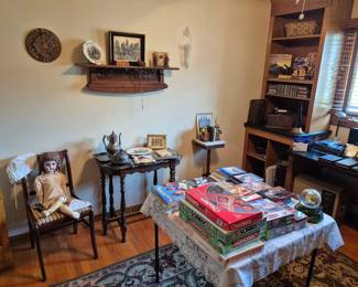 Upstairs office.